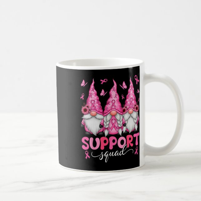 Support Squad Gnomes Breast Cancer Awareness Manar Kaffemugg (Höger)