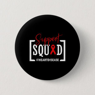 Support Squad Heart Disease Awareness Warrior Red Knapp