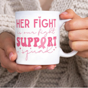 Support Squad Hennes kamp är vår kamp mot cancer Kaffemugg