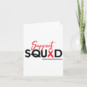 Support Squad - Hjärtsjukemedvetenhet Kort