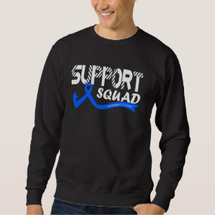 Support Squad Huntingtons Disease Awareness Ribbon Lång Ärmad Tröja