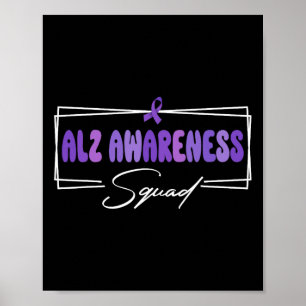 Support Squad I Bära Lila Heimerheimers's Awarene Poster