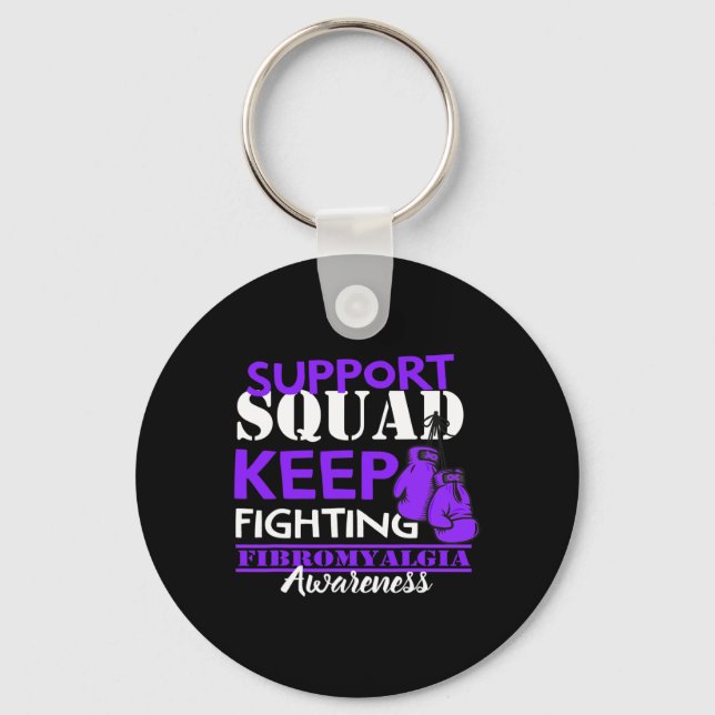 Support Squad I Chronic Pain Response Fibromyalgia Nyckelring (Framsida)