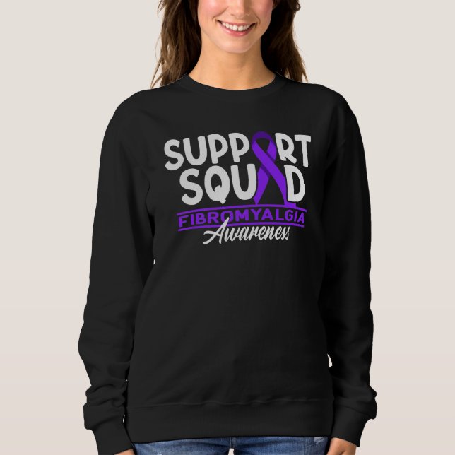 Support Squad I Chronic Pain Response Fibromyalgia T Shirt (Framsida)
