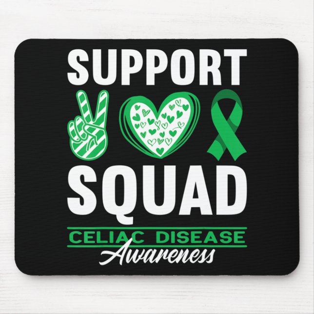 Support Squad I Gluten Free Coeliac Celiac Disease Musmatta (Framsidan)