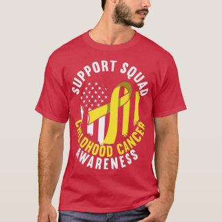 Support Squad I Guld Awareness Ribbon I Childown T Shirt
