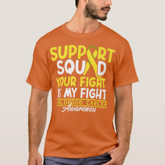 Support Squad I Guld Awareness Ribbon I Childown T Shirt
