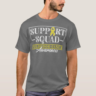 Support Squad I Guld Awareness Ribbon I Childown T Shirt