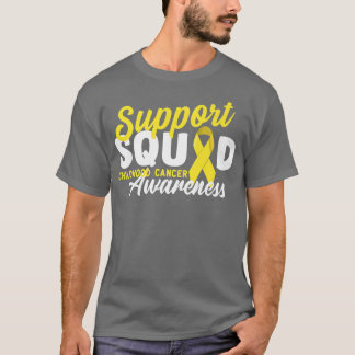 Support Squad I Guld Awareness Ribbon I Childown T Shirt