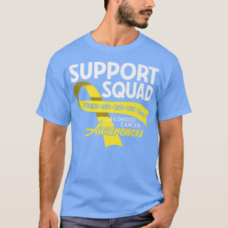 Support Squad I Guld Awareness Ribbon I Childown T Shirt