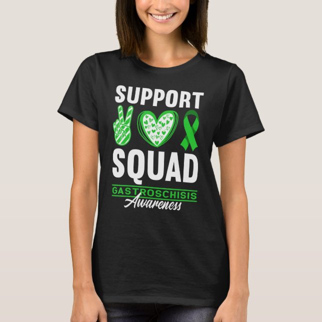 Support Squad I Intestines Birth Defect I Gastrosc T Shirt (Framsida)