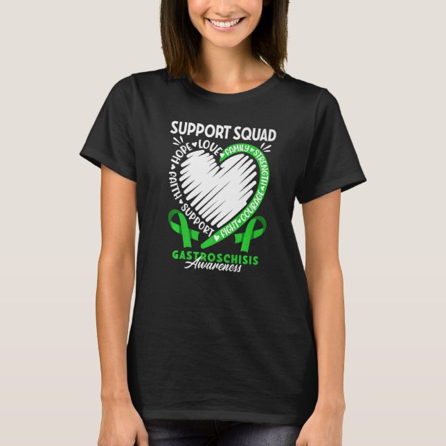 Support Squad I Intestines Birth Defect I Gastrosc T Shirt (Framsida)