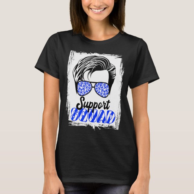 Support Squad I Me CFS Myalgic Encephalomyelit 1 T Shirt (Framsida)
