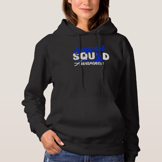Support Squad I Me CFS Myalgic Encephalomyelit T Shirt (Framsida)