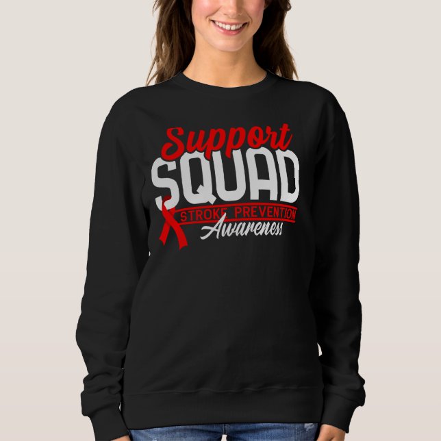 Support Squad I Open Heart Surgery Disease Stroke T Shirt (Framsida)