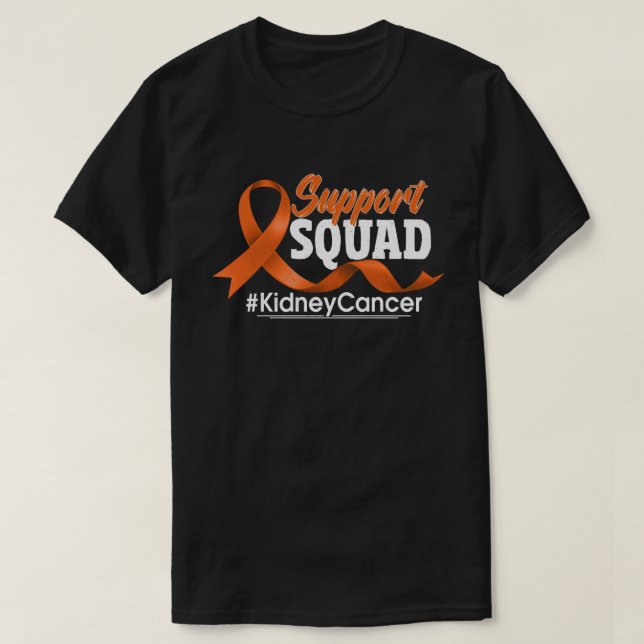 Support Squad Kidney Cancer Awareness Gift  T Shirt (Design framsida)