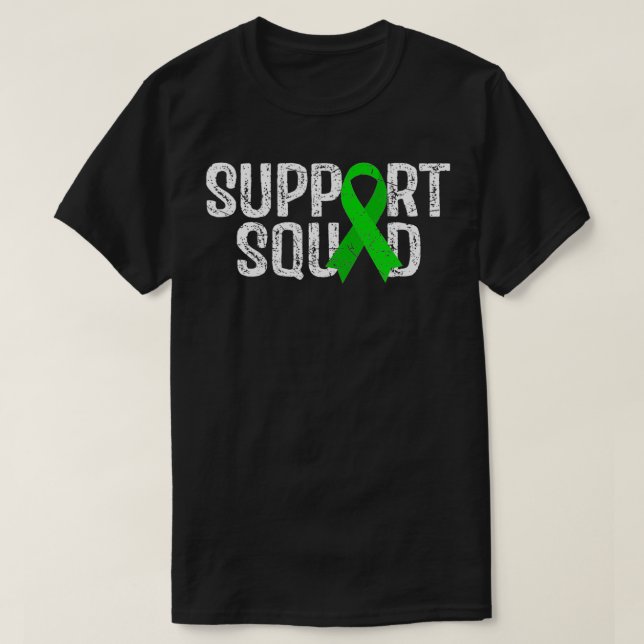 Support Squad Kidney Disease Awareness  T Shirt (Design framsida)