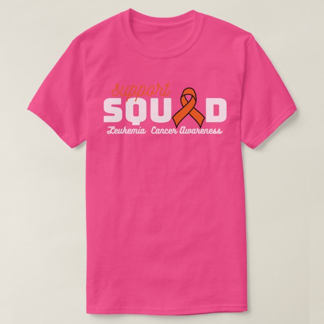 Support Squad Leukemi 1 T Shirt (Design framsida)