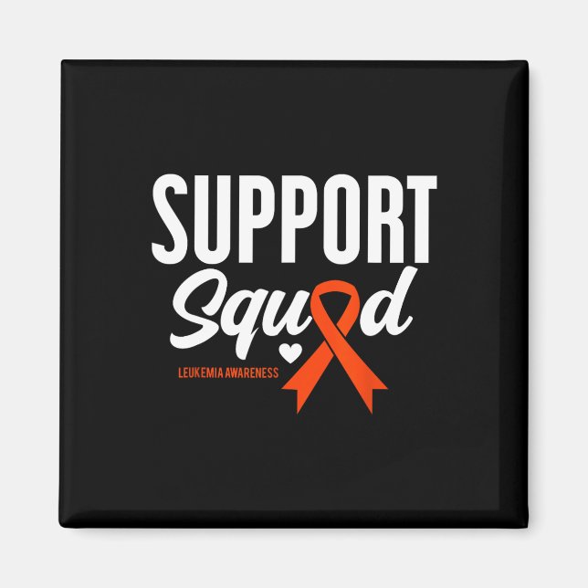 Support Squad Leukemia Awareness 3 Magnet (Framsidan)