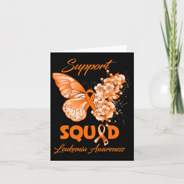 Support Squad Leukemia Awareness Kort (Framsida)
