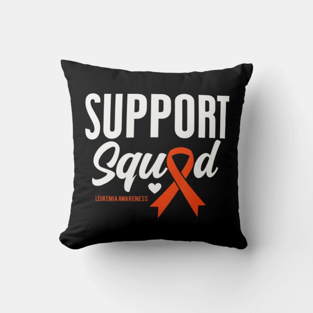 Support Squad Leukemia Awareness Kudde (Framsida)