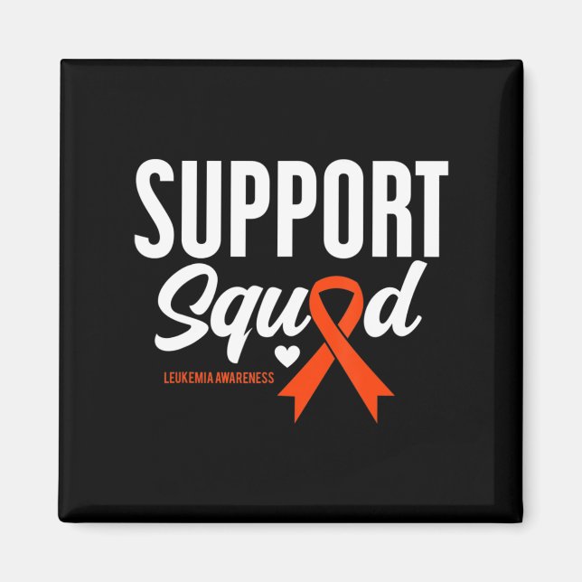 Support Squad Leukemia Awareness Magnet (Framsidan)