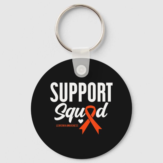 Support Squad Leukemia Awareness Nyckelring (Framsida)