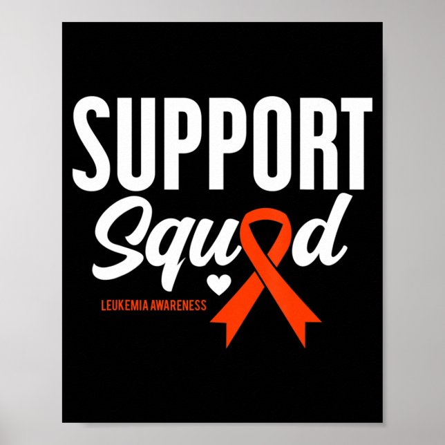 Support Squad Leukemia Awareness Poster (Framsidan)