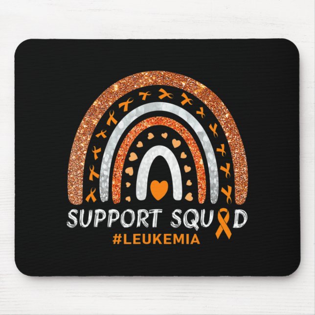 Support Squad Leukemia Awareness Rainbow Gift Warr Musmatta (Framsidan)