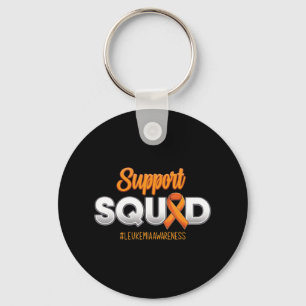 Support Squad Leukemia Awareness Warrior Fight for Nyckelring