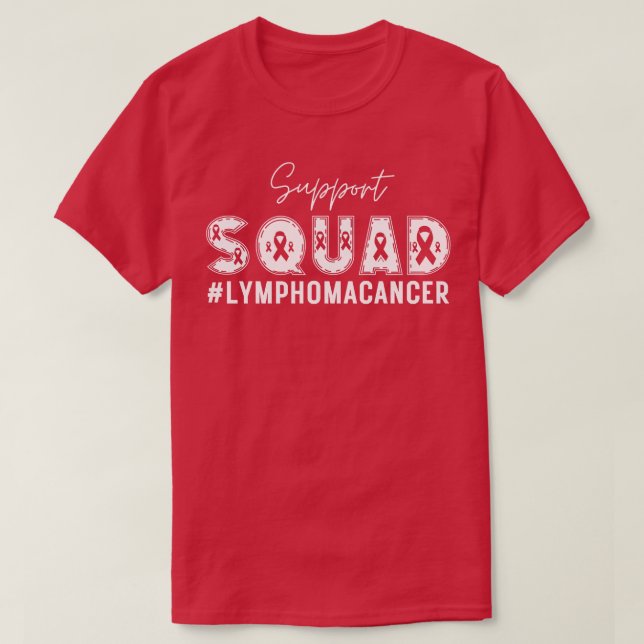 Support Squad Lymphoma 11 T Shirt (Design framsida)