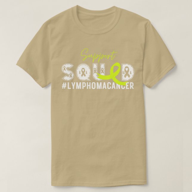 Support Squad Lymphoma 21 T Shirt (Design framsida)