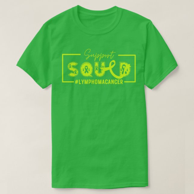 Support Squad Lymphoma 3 T Shirt (Design framsida)