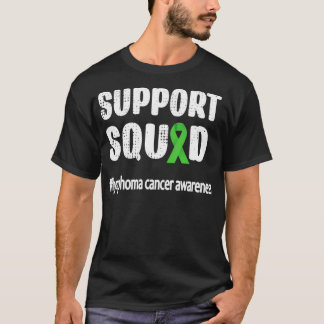 Support Squad  Lymphoma Warrior Ribbon Cancer Surv T Shirt