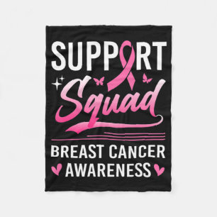 Support Squad Matching Family Breast Cancer Awaren Fleecefilt