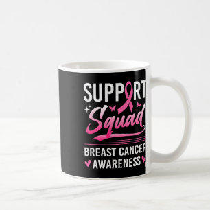 Support Squad Matching Family Breast Cancer Awaren Kaffemugg