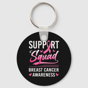 Support Squad Matching Family Breast Cancer Awaren Nyckelring