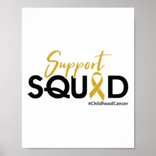 Support Squad - Medvetenhet om barncancer 1 Poster