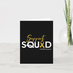 Support Squad - Medvetenhet om barncancer Kort