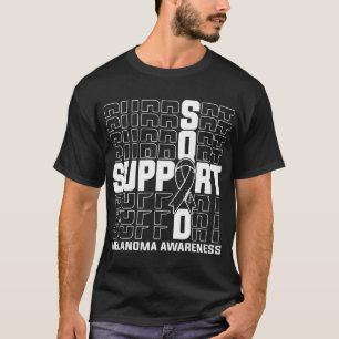 Support Squad Melanoma Awareness T Shirt
