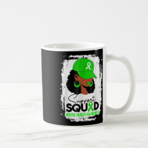 Support Squad Mental Health Awareness Messy Girl Kaffemugg