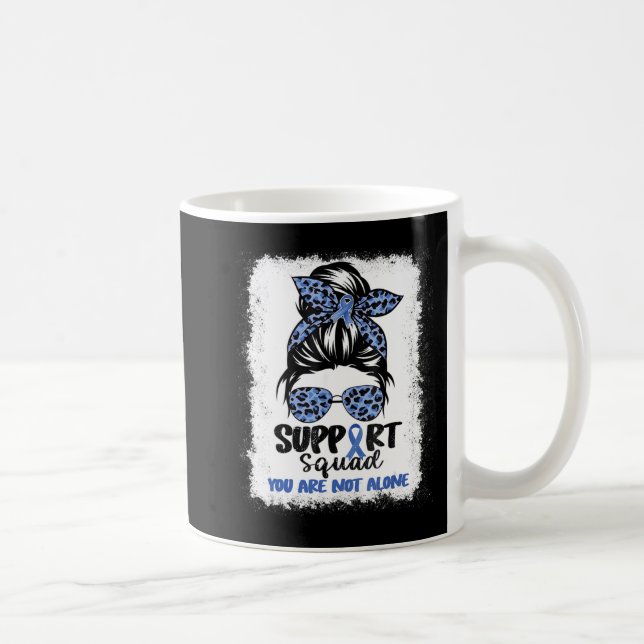 Support Squad Messy Bun Blue Warrior Ataxi Awaren Kaffemugg (Höger)