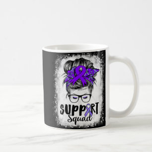 Support Squad Messy Bun Lila Warrior Epilepsy A Kaffemugg
