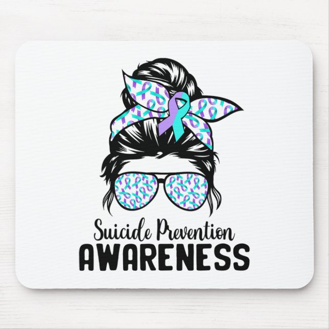 Support Squad Messy Bun Suicide Prevention Awarene Musmatta (Framsidan)