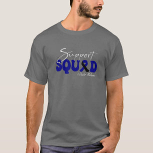 Support Squad Ocular Melanoma Awareness Black T Shirt
