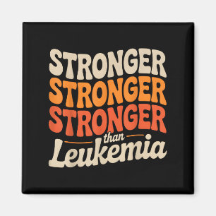 Support Squad Orange Ribbon Leukemi Blood Cancer Magnet