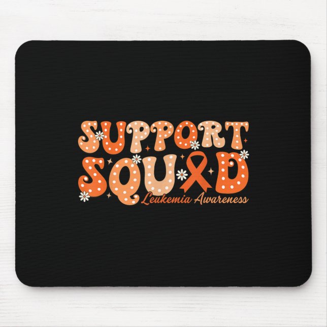 Support Squad Orange Ribbon Leukemi Blood Cancer Musmatta (Framsidan)