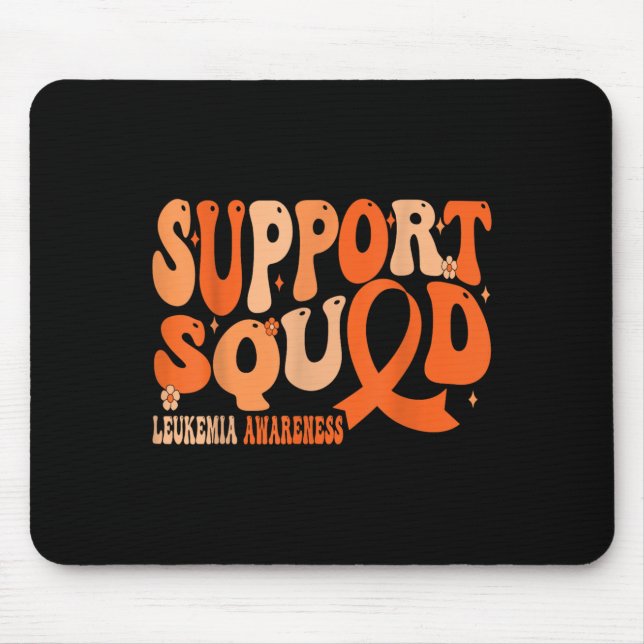 Support Squad Orange Ribbon Leukemi Blood Cancer Musmatta (Framsidan)