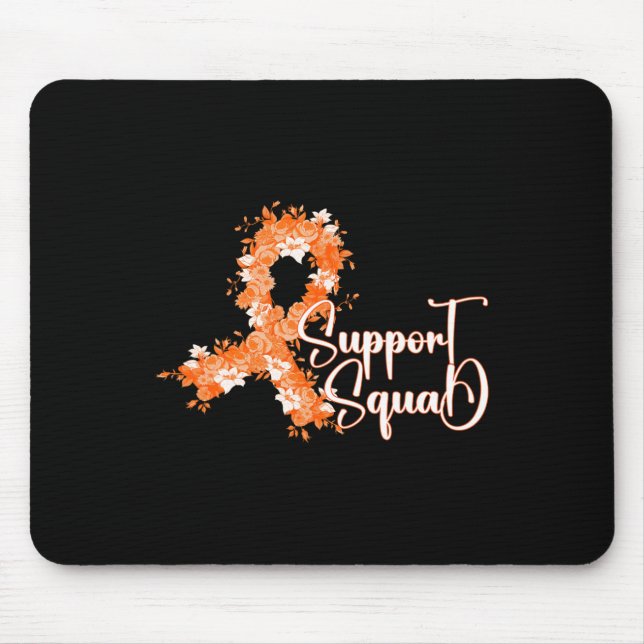 Support Squad Orange Ribbon Leukemi Blood Cancer Musmatta (Framsidan)