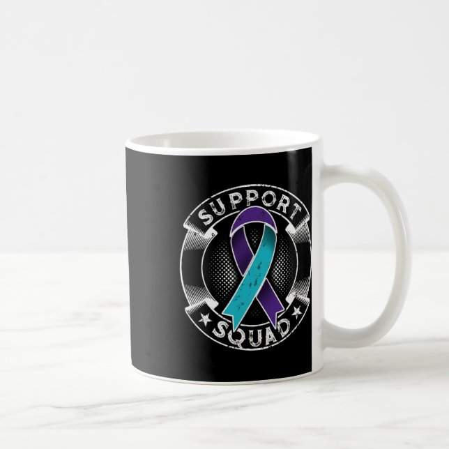 Support Squad Ribbon Suicide Prevention Awareness Kaffemugg (Höger)